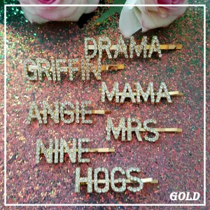 Luxe Golden Goose Clip - Personalized