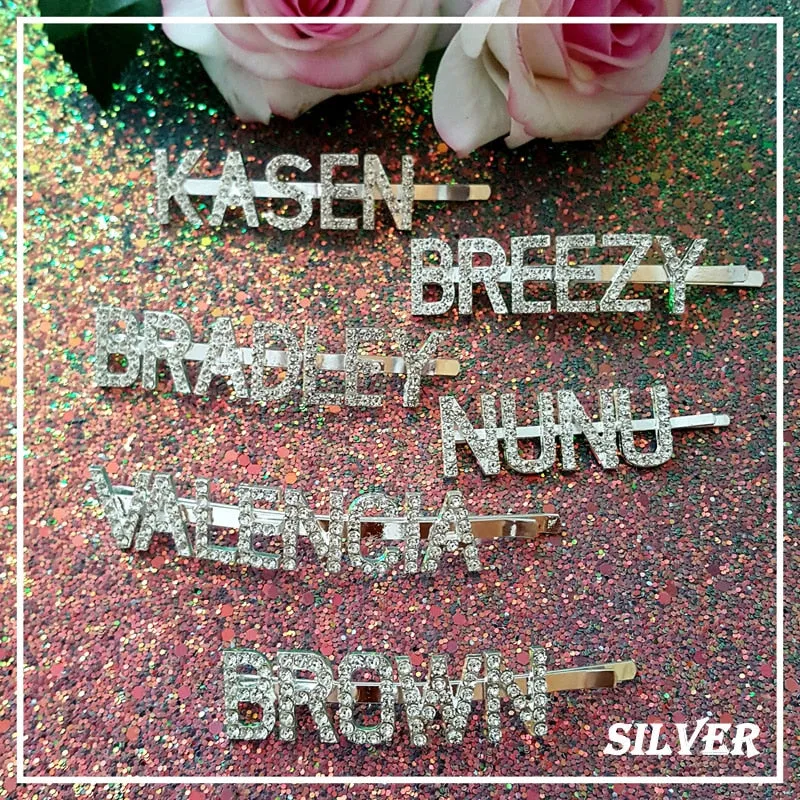 Luxe Silver Glacier Clip - Personalized