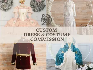 Luxury custom commission dress