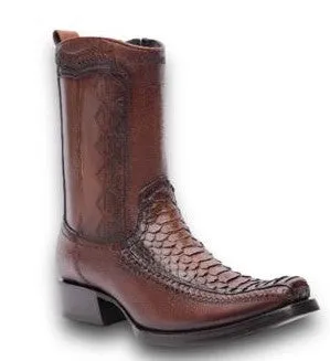 Mahuestic Python Ankle Boots