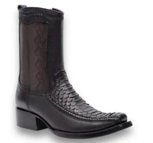 Mahuestic Python Ankle Boots