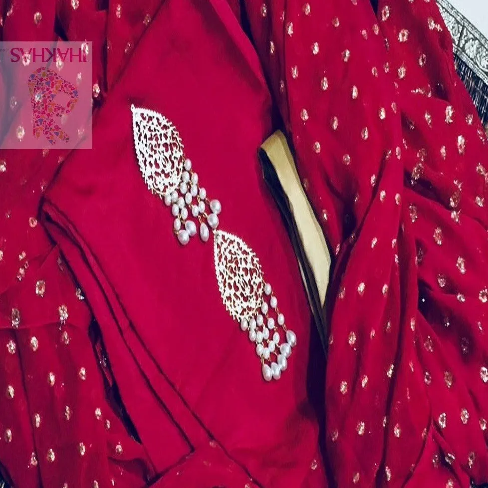 Maroon Punjabi Salwar Suit