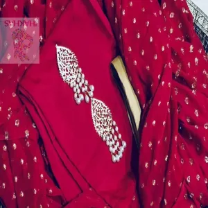 Maroon Punjabi Salwar Suit