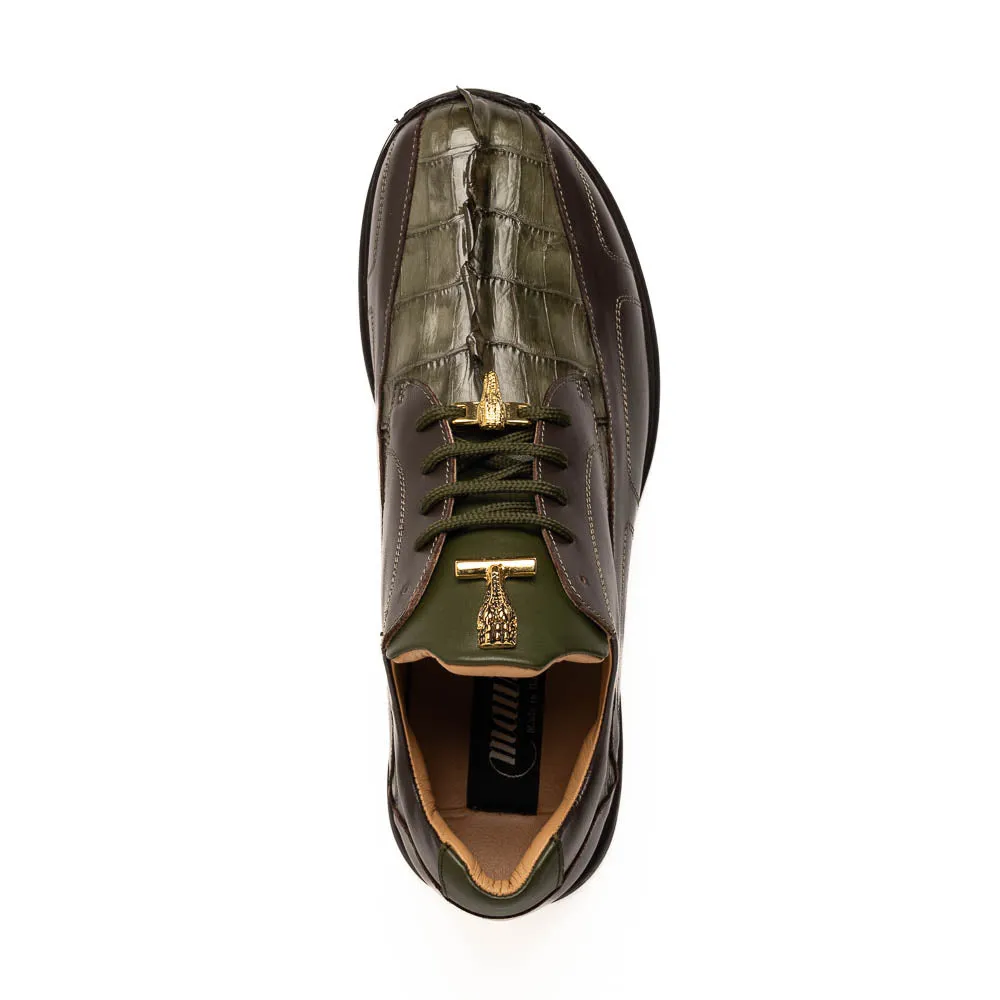 Mauri M799 Sport Rust & Money Green Hornback / Nappa Sneakers