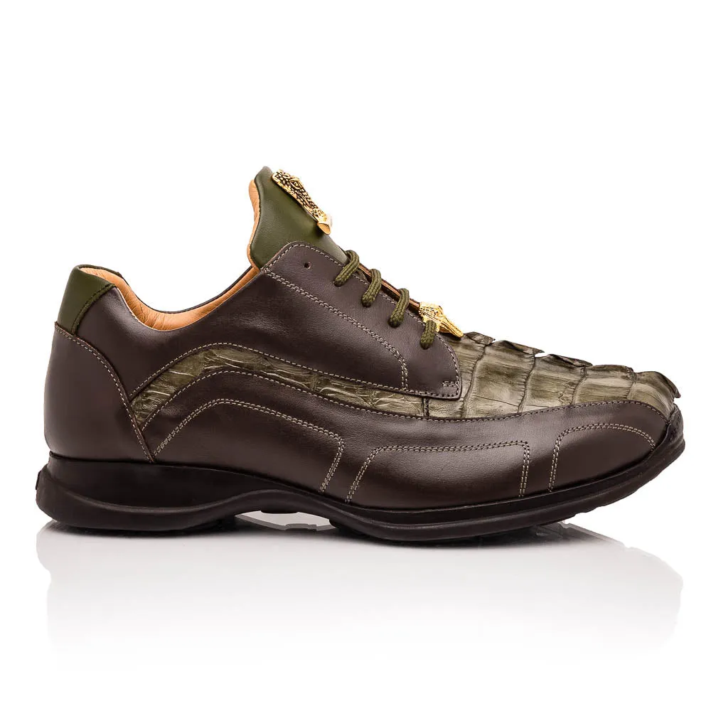 Mauri M799 Sport Rust & Money Green Hornback / Nappa Sneakers