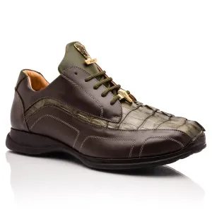 Mauri M799 Sport Rust & Money Green Hornback / Nappa Sneakers