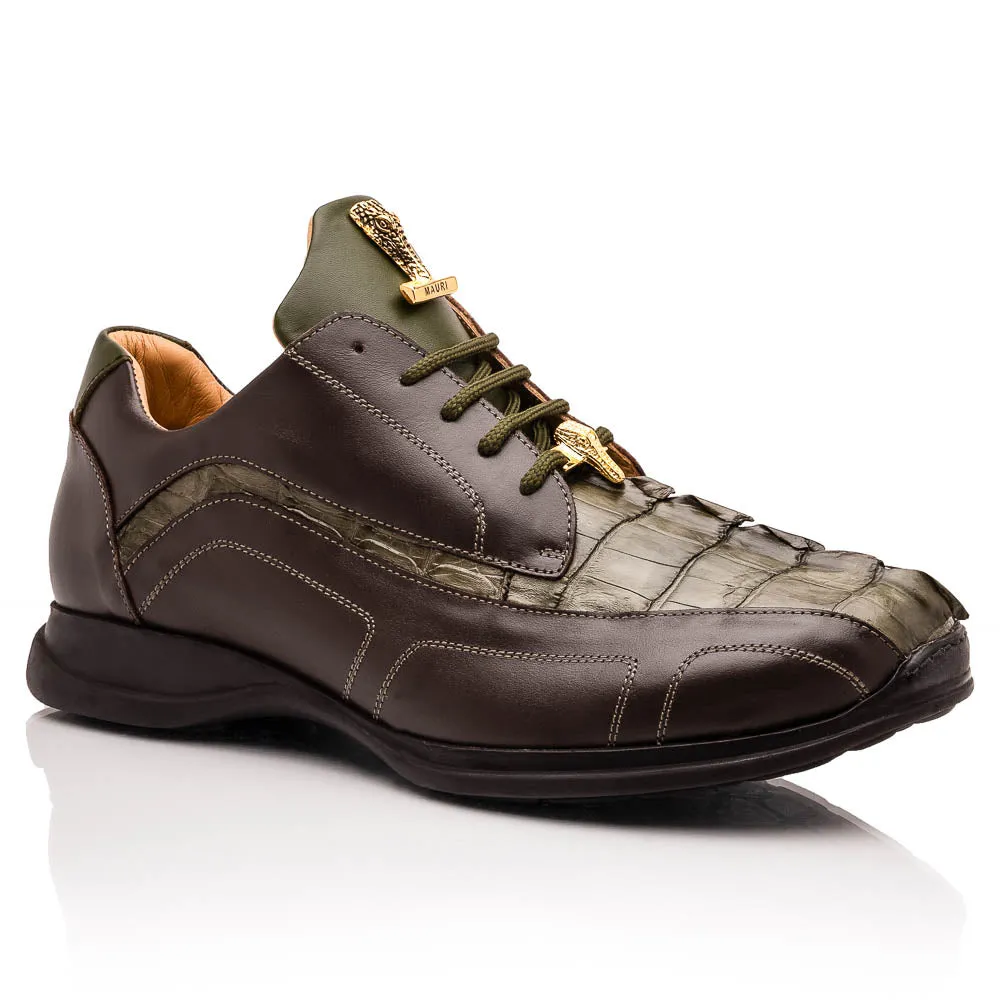 Mauri M799 Sport Rust & Money Green Hornback / Nappa Sneakers