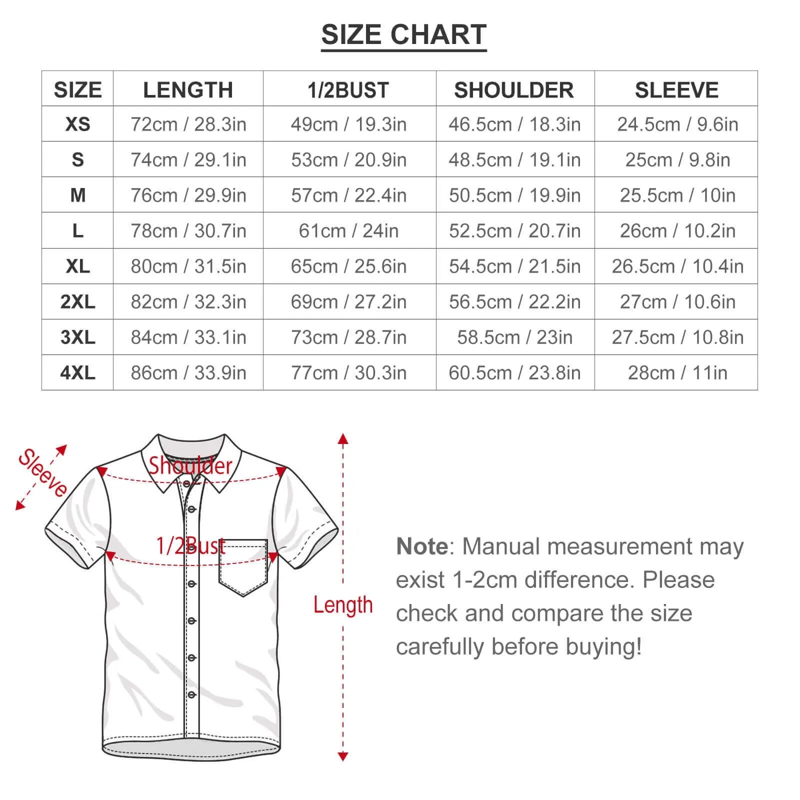 Men's Hawaiian Casual Short Sleeve Shirt 2404001857