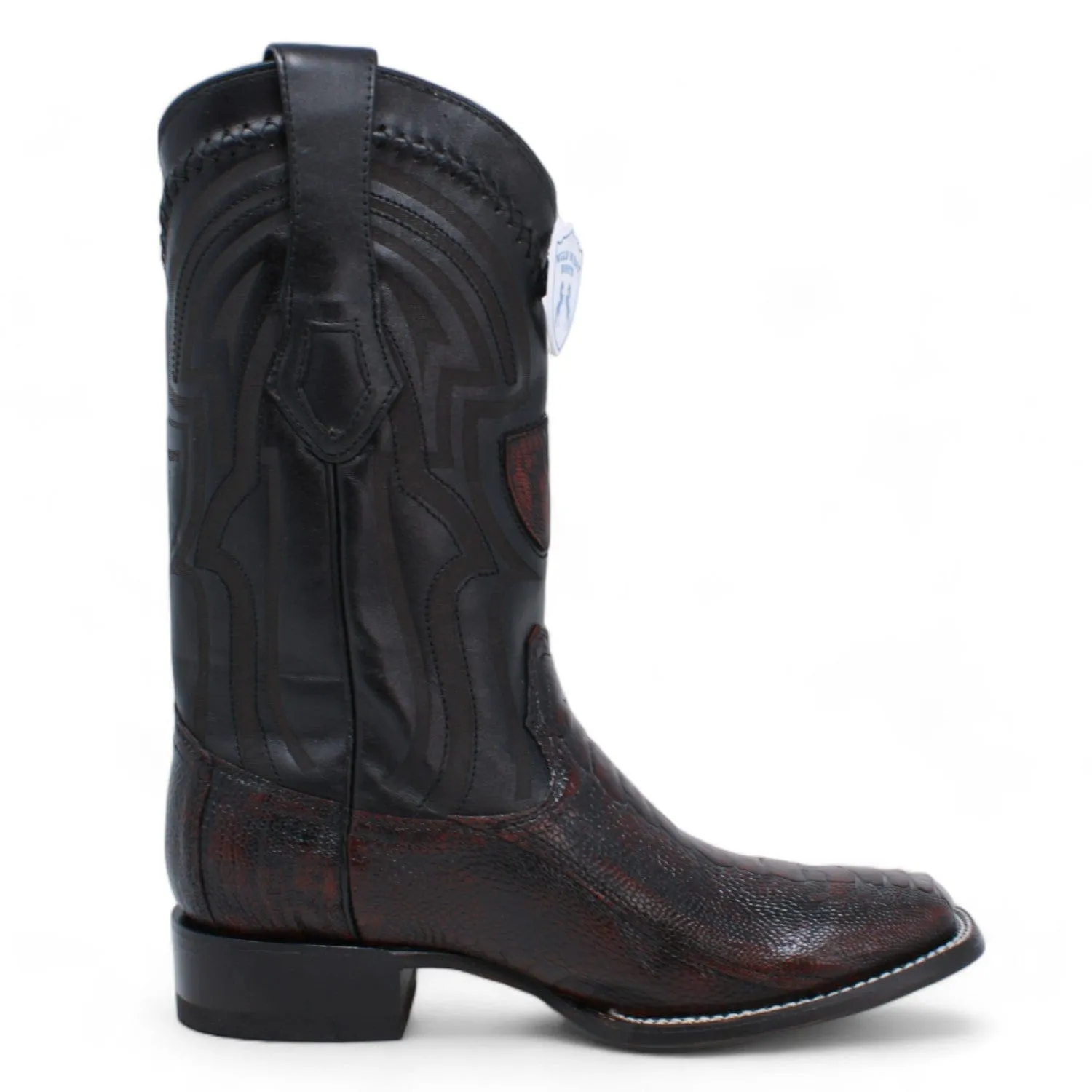 Men's Wild West Ostrich Leg Ranch Toe Boots 2824L05