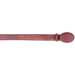 Men's Wild West Ostrich Skin Cowboy Belt 2C110330