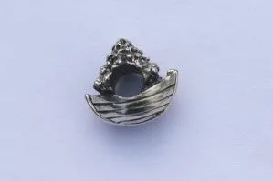 Nantucket Dory Boat with Christmas Tree Charm Bead