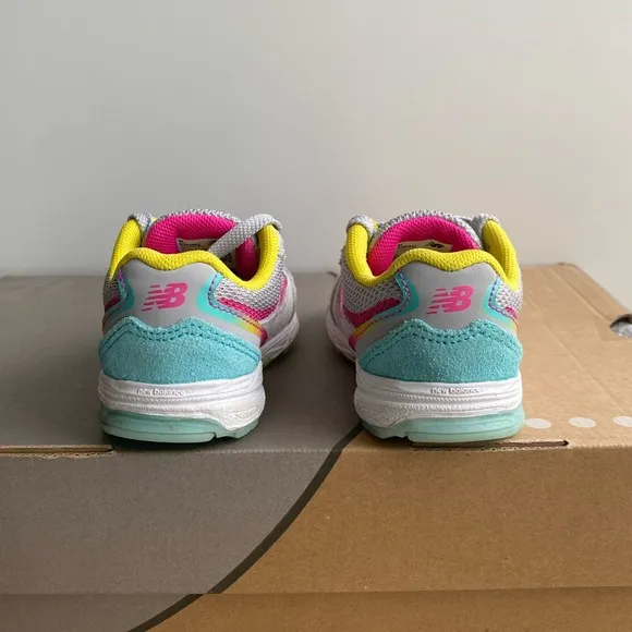 New Balance 888 Toddler Grey/Pink Sneakers- SZ 5 C