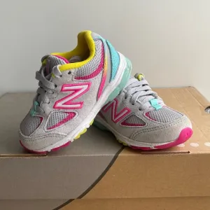 New Balance 888 Toddler Grey/Pink Sneakers- SZ 5 C