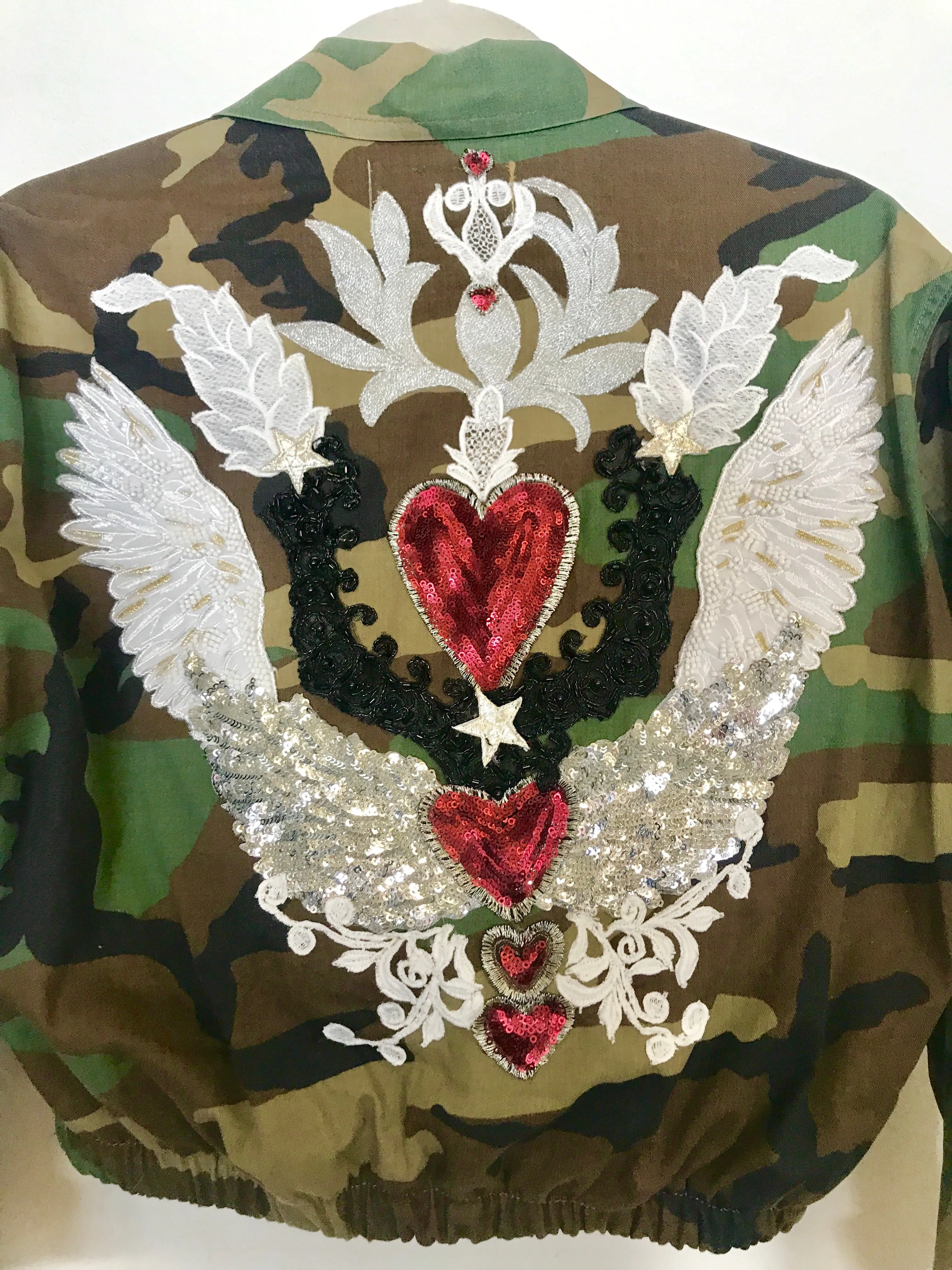 NEW Sacred Heart Bomber Jacket