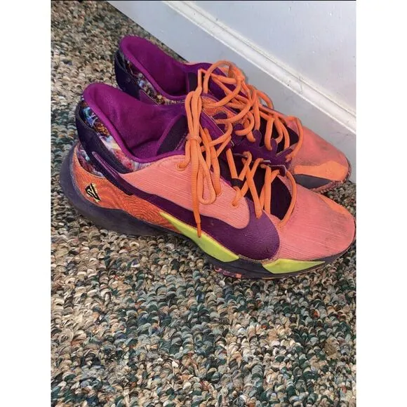 Nike ZOOM FREAK 2 SE GS 'BRIGHT MANGO' Sneakers, Oct 2020, Men's Size 12