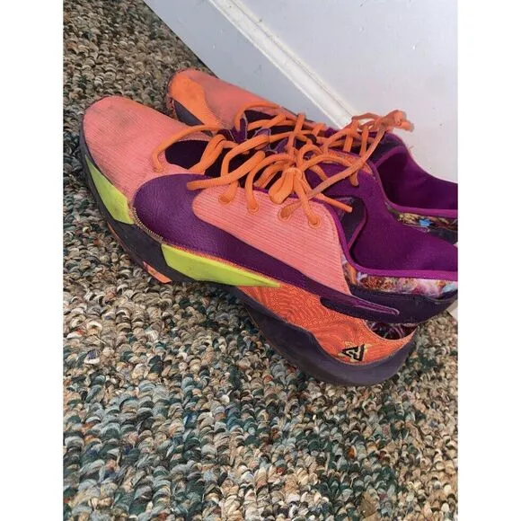 Nike ZOOM FREAK 2 SE GS 'BRIGHT MANGO' Sneakers, Oct 2020, Men's Size 12