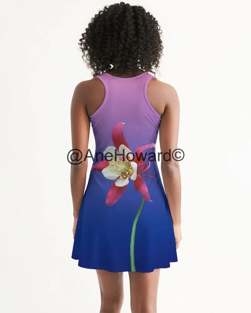One Flower Women's Racerback Dress