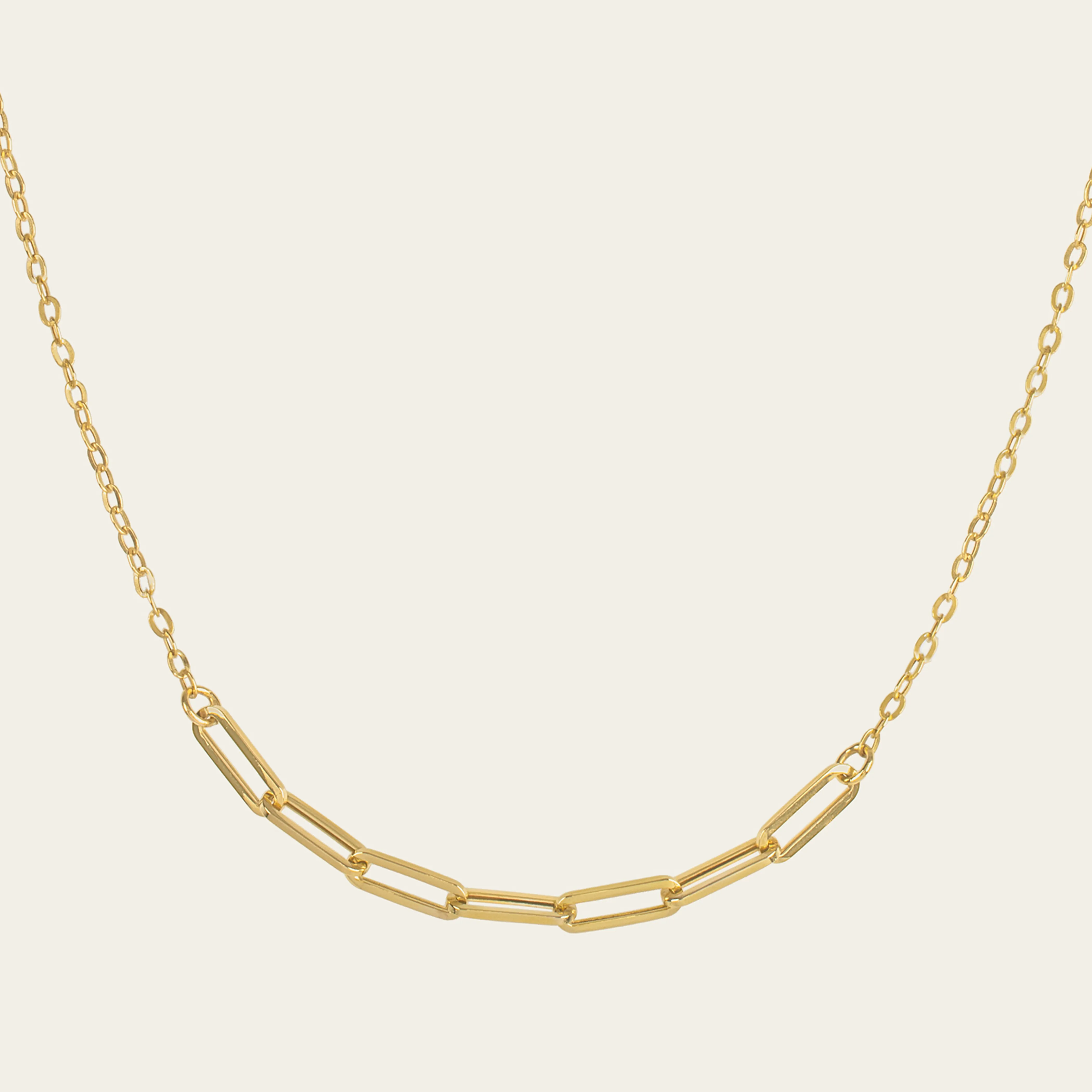Paperclip Detail Necklace