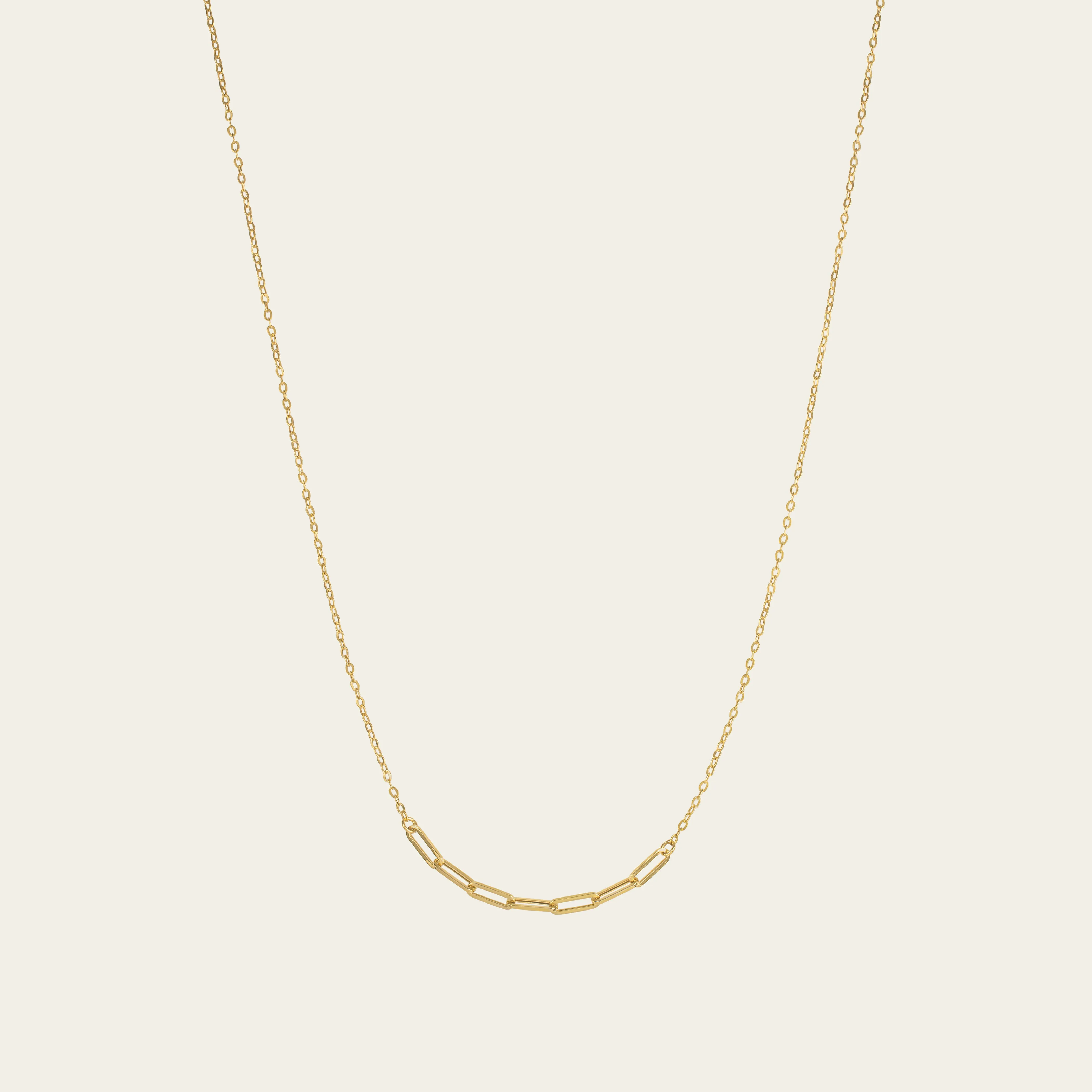 Paperclip Detail Necklace