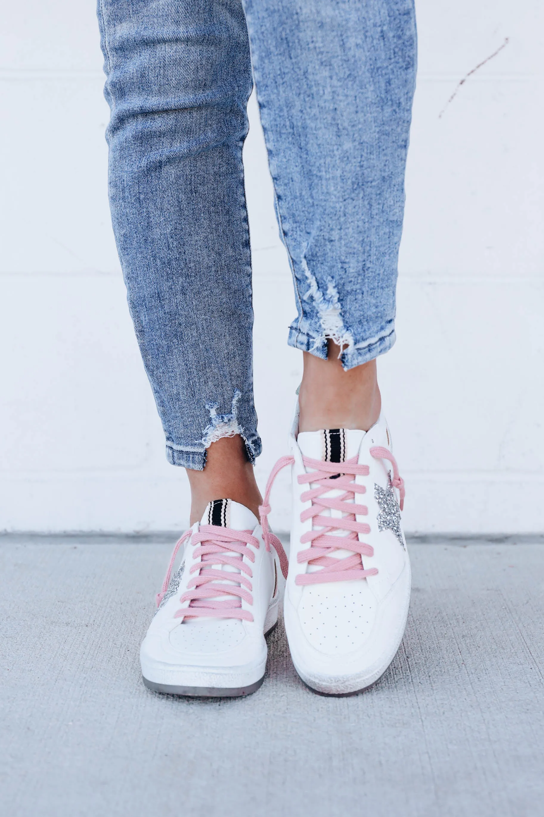 Paz Sparkle Sneaker by ShuShop - Silver