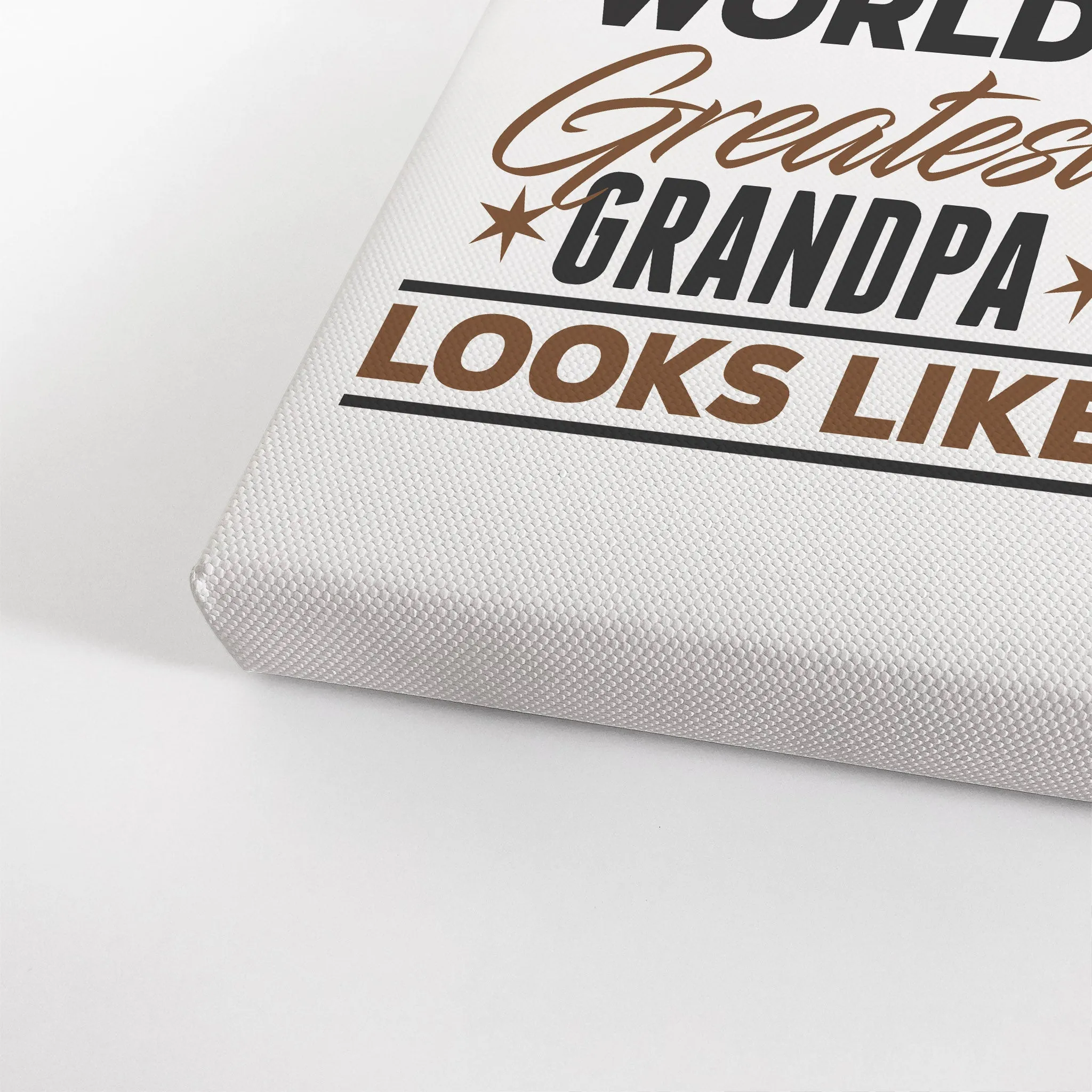 Personalized Father Gift Wall Art Custom Photo This is What the World's Greatest Grandpa Looks Like