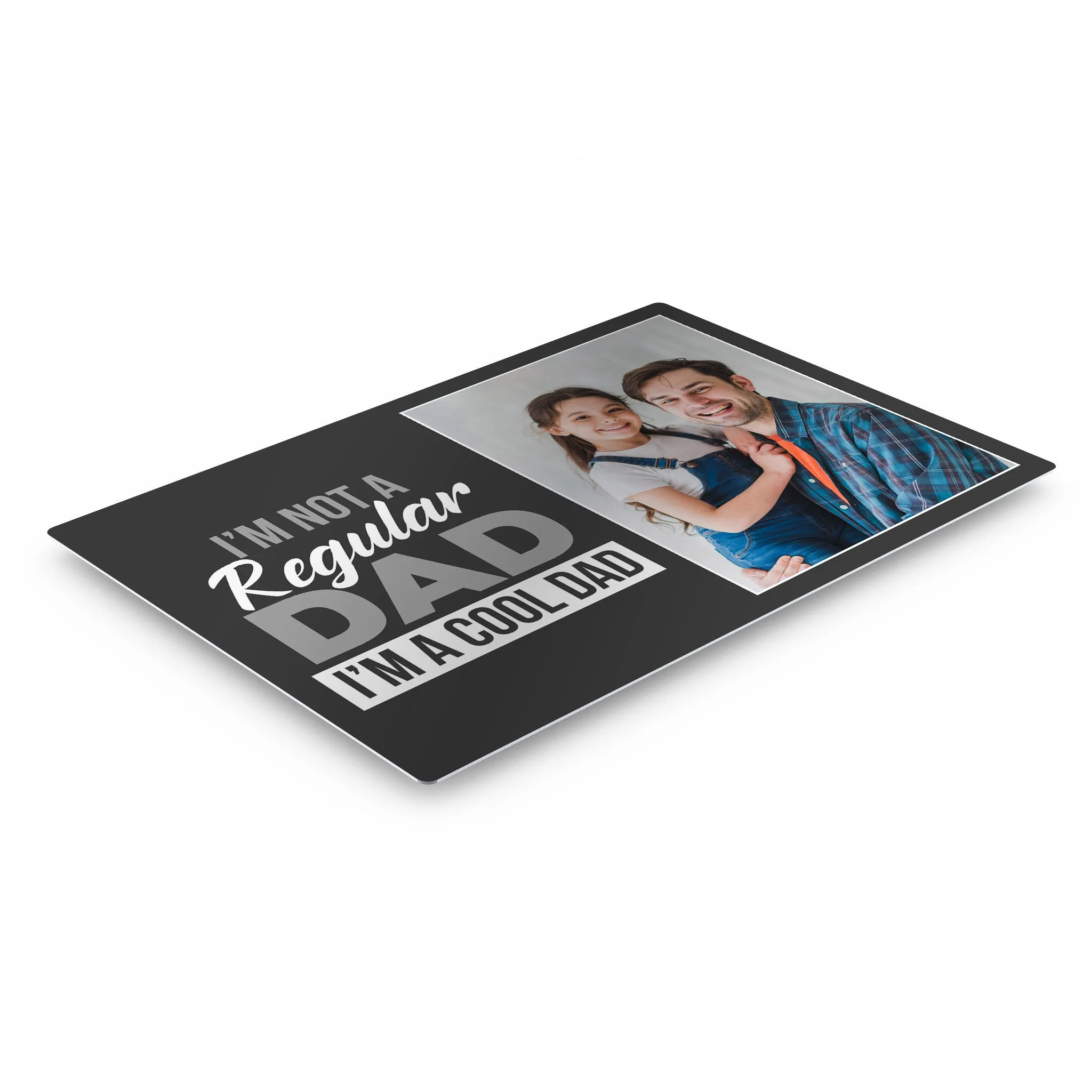 Personalized Father`s Day  Gift Wall Art Custom Photo  I'm not a Regular Dad I'm a Cool Dad