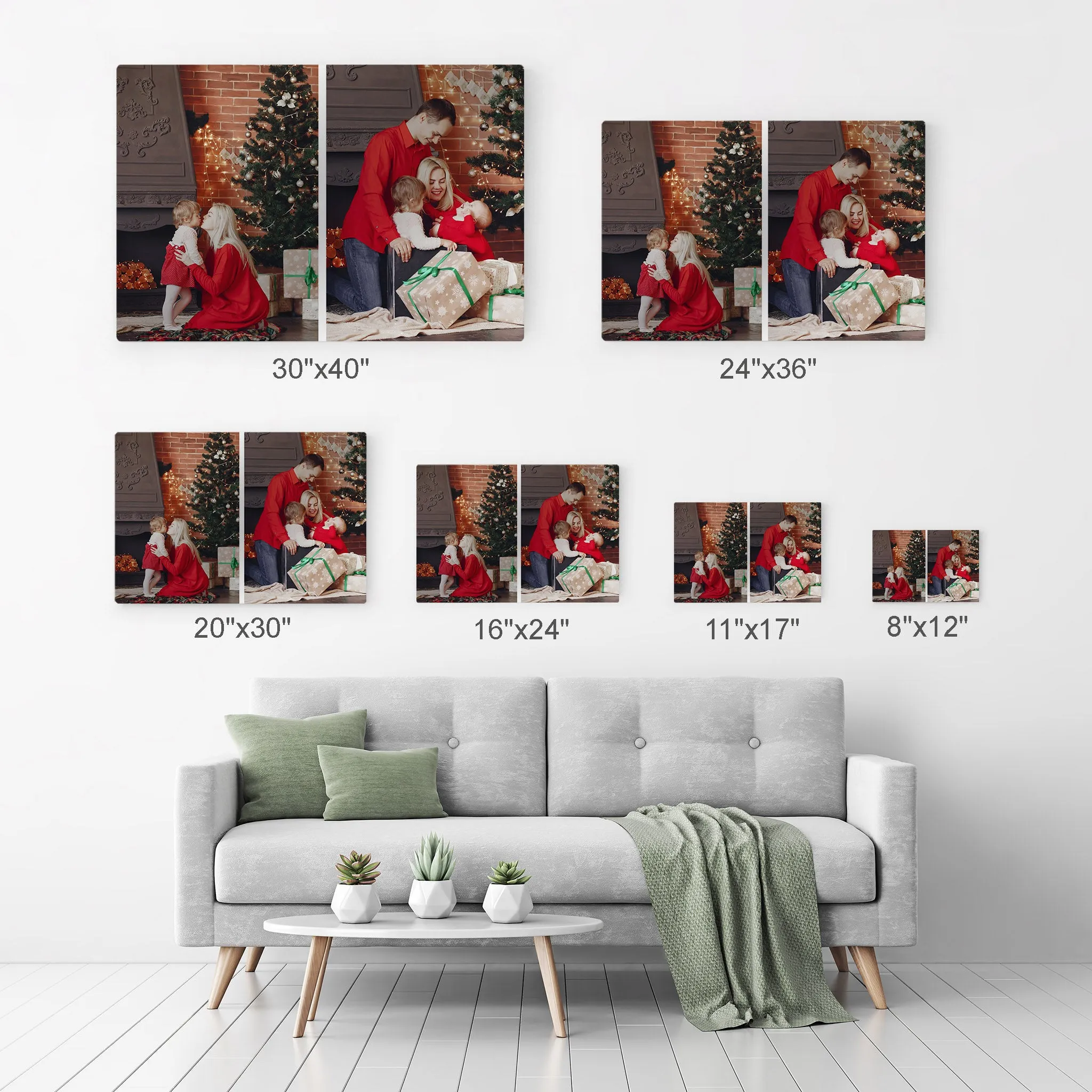 Personalized Gift Wall Art Custom Photo Collage