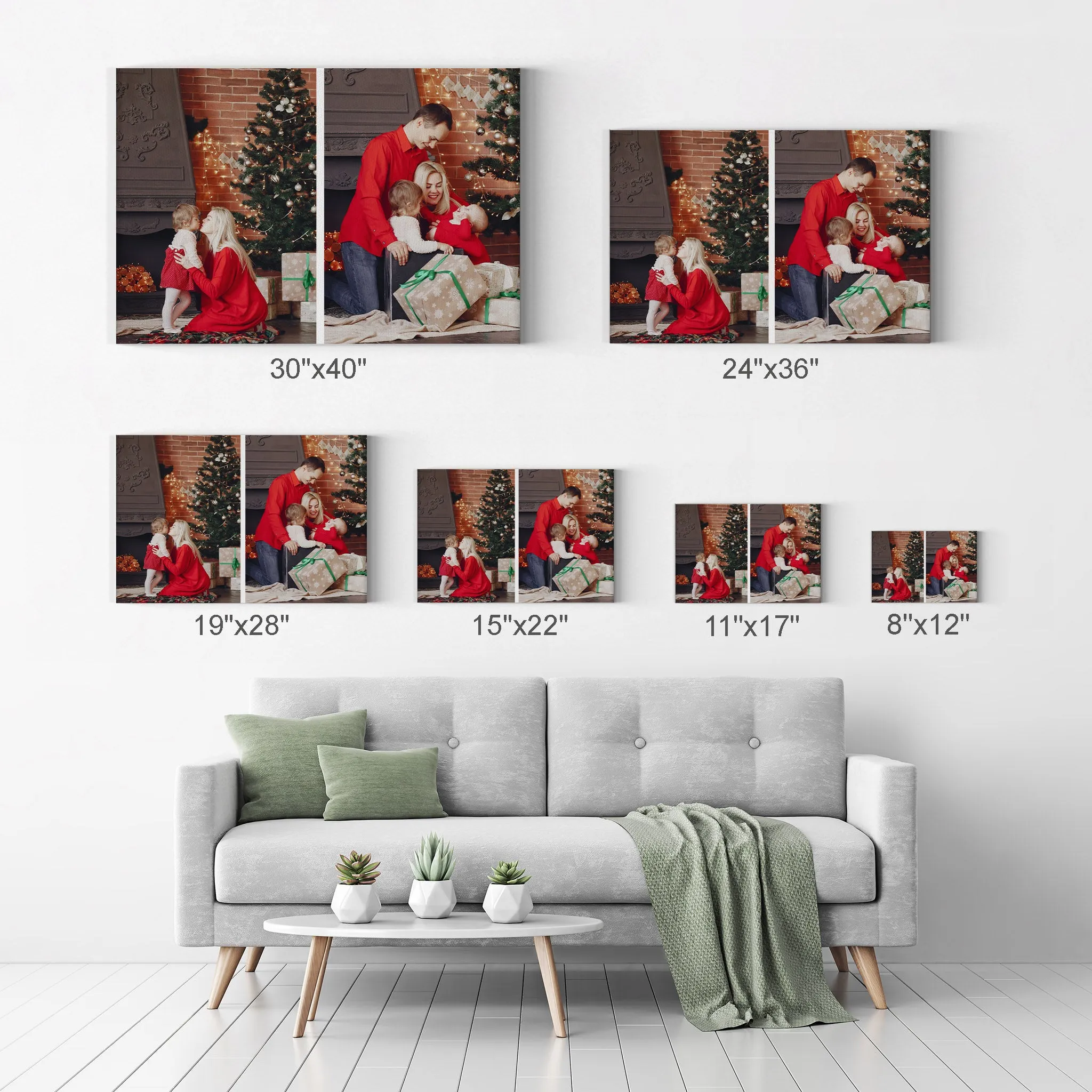 Personalized Gift Wall Art Custom Photo Collage