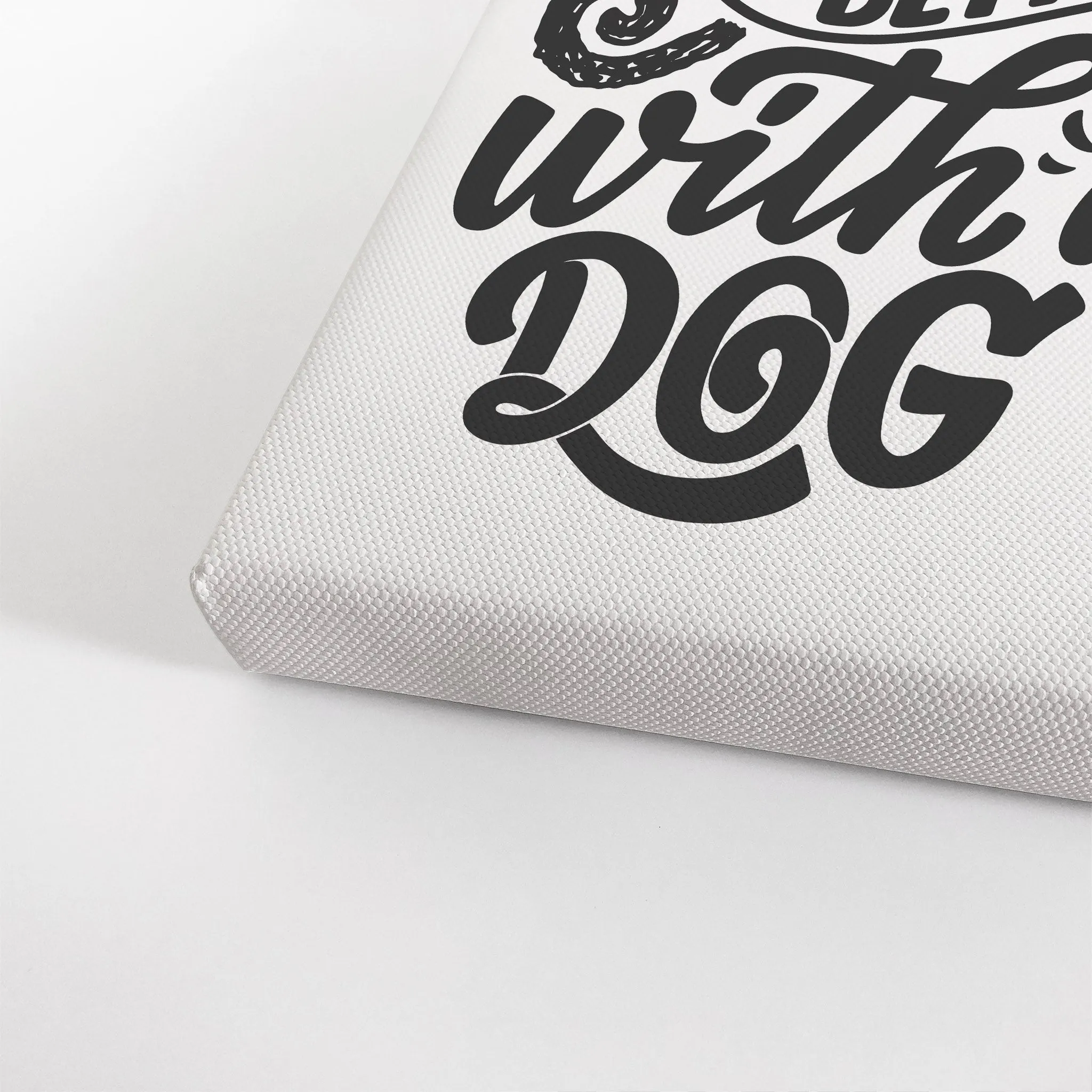 Personalized Gift Wall Art Custom Photo Pet - Life is Better with a Dog