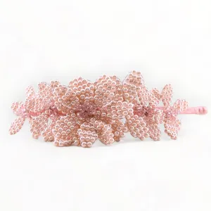 Princess of Pearls Childs Designer Pink Headband
