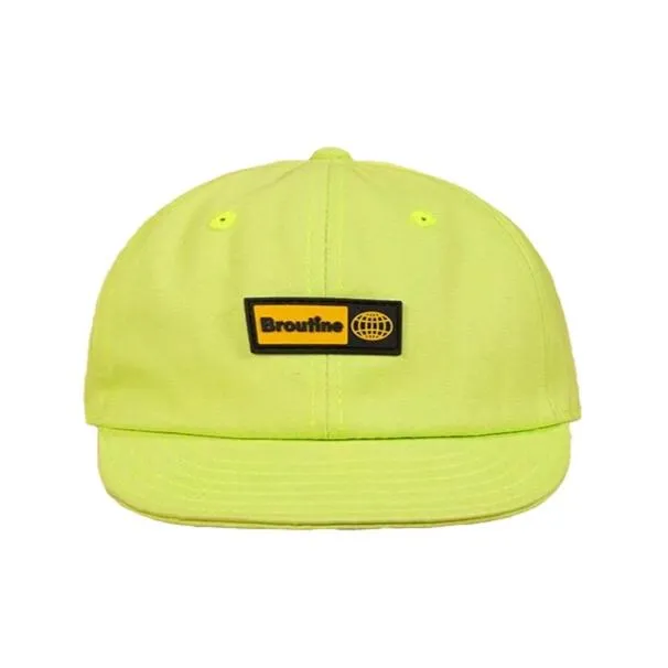 "BROUTINE" Casquette à petite visière Jaune fluo - URB1™