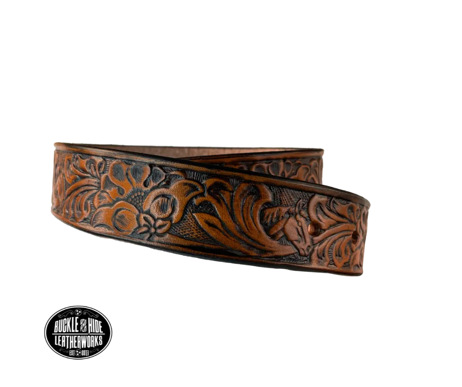 "Lil' Mustang" Leather KIDS/CHILDRENS Name Belt