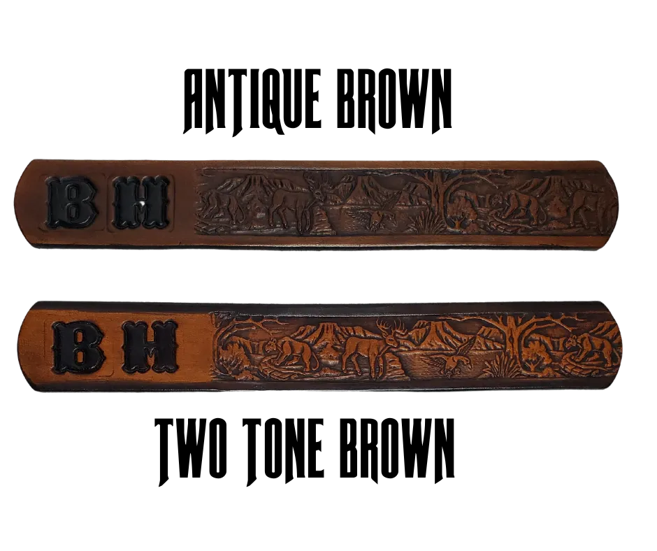 "Lil' Wilderness" Leather KIDS/CHILDRENS Name Belt