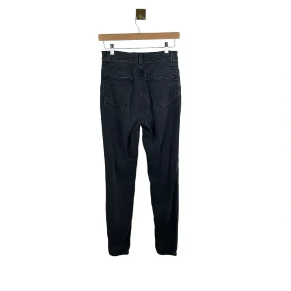 Reformation Women’s Selma High and Skinny Jeans in Fraser Black Size 28