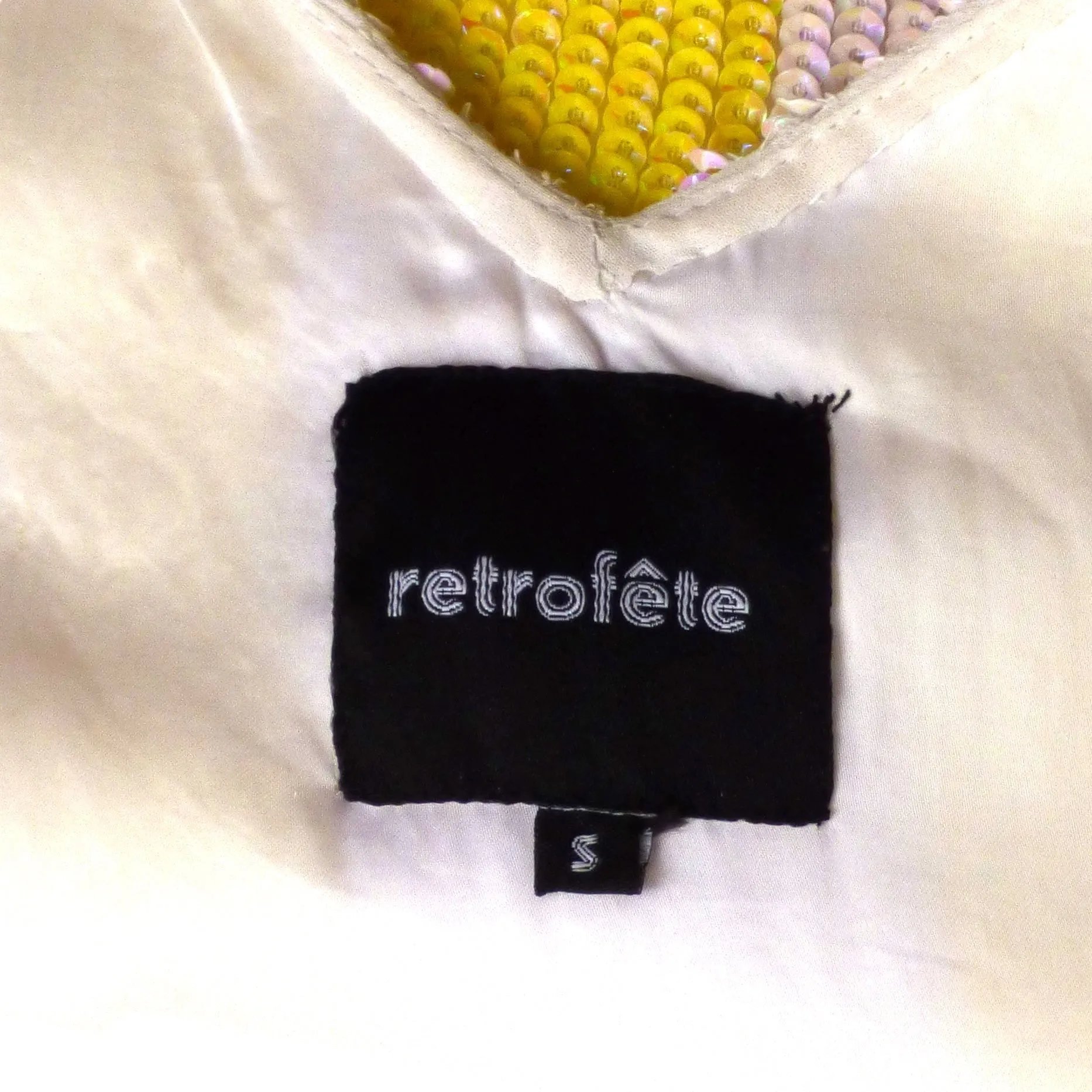 RETROFETE- Sequin Mini Dress, Size 6