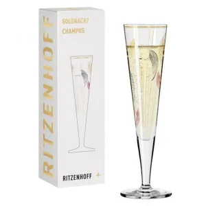 Ritzenhoff Gold Night Champagne Glass Concetta Lorenzo 200ml 1071018
