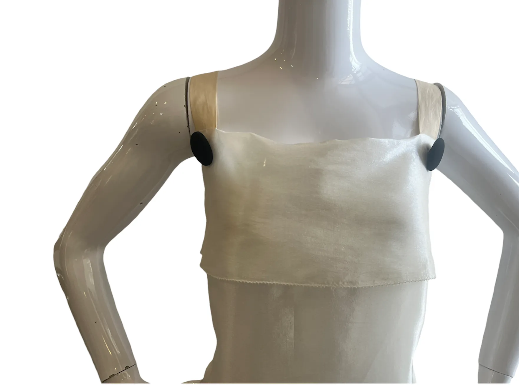 Roland Mouret Ecru Cream Architectural Dress with Origami Pleat (NWT)
