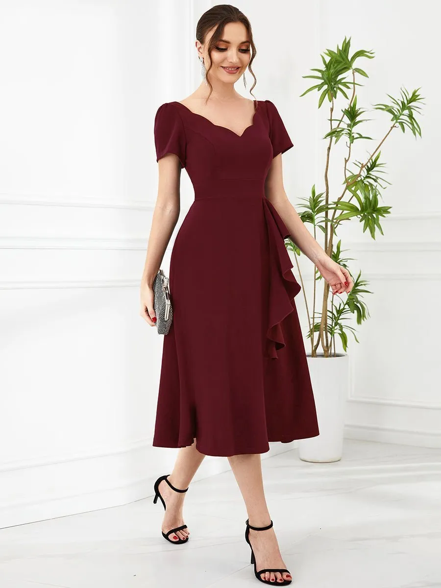 Roycebridal Miranda mother of the bride dress in burgundy Express NZ wide