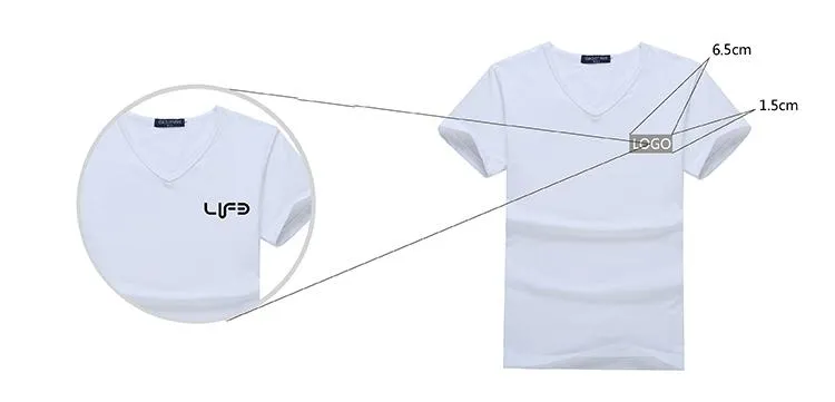 Short-Sleeved V-Neck T-Shirt