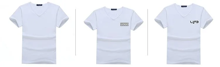 Short-Sleeved V-Neck T-Shirt