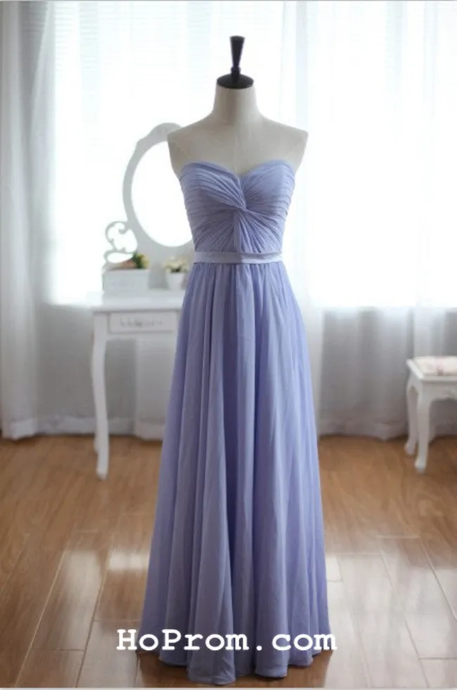 Simple Chiffon A Line Prom Dress Chiffon Evening Dress