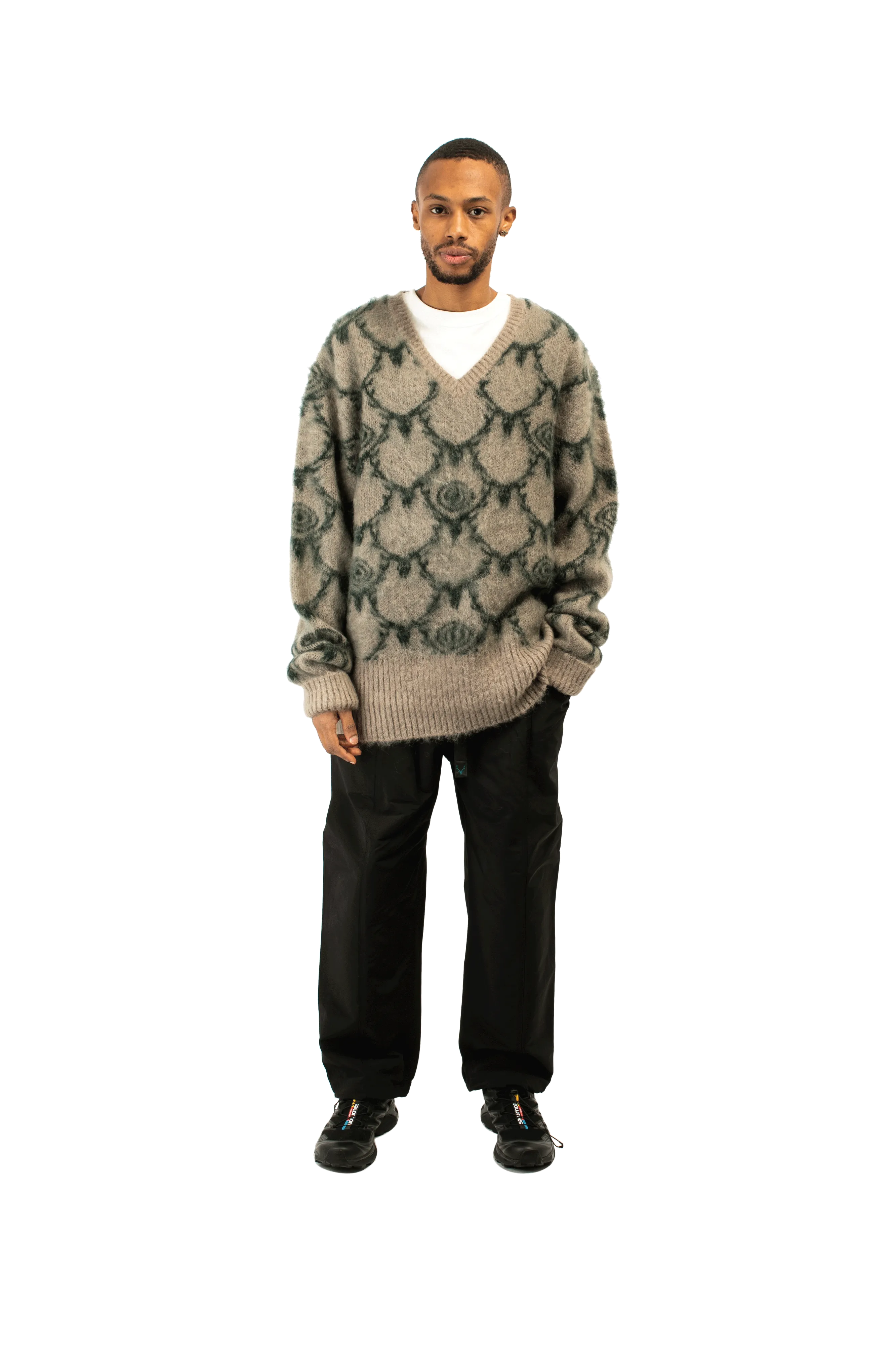 Skull&Target Loose Fit V Neck Sweater