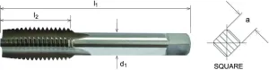 SOMTA - Series 511 HSS Metric Tap M18 x 1.0 Taper (Fine) Short Hand Tap