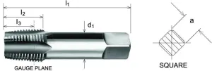 SOMTA - Series 575 HSS BSPT Tap 2" (Bottoming Lead, Taper Form)