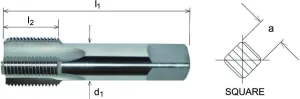SOMTA - Series 581 HSS NPS 1/4" Taper Tap - Taper Pipe Tap