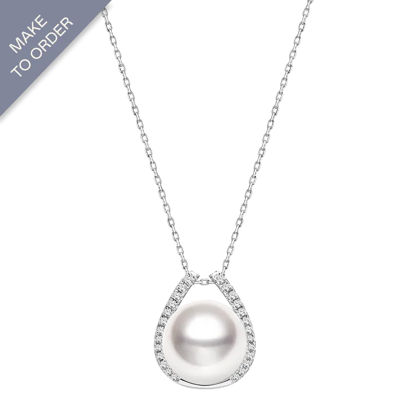 South Sea Pearl 18K Gold Diamond-Encrusted Haute Jewelry Modern Necklace