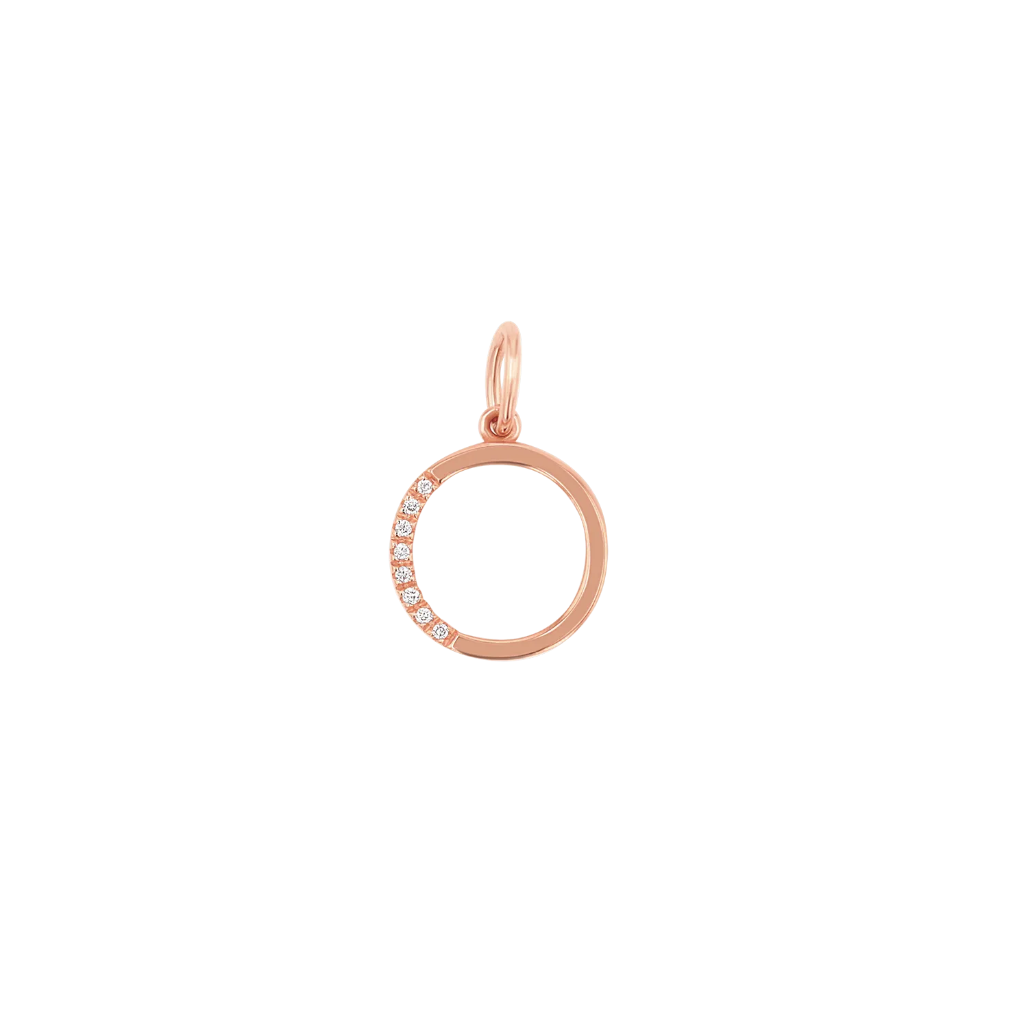 Sprinkle Diamond Initial Charm