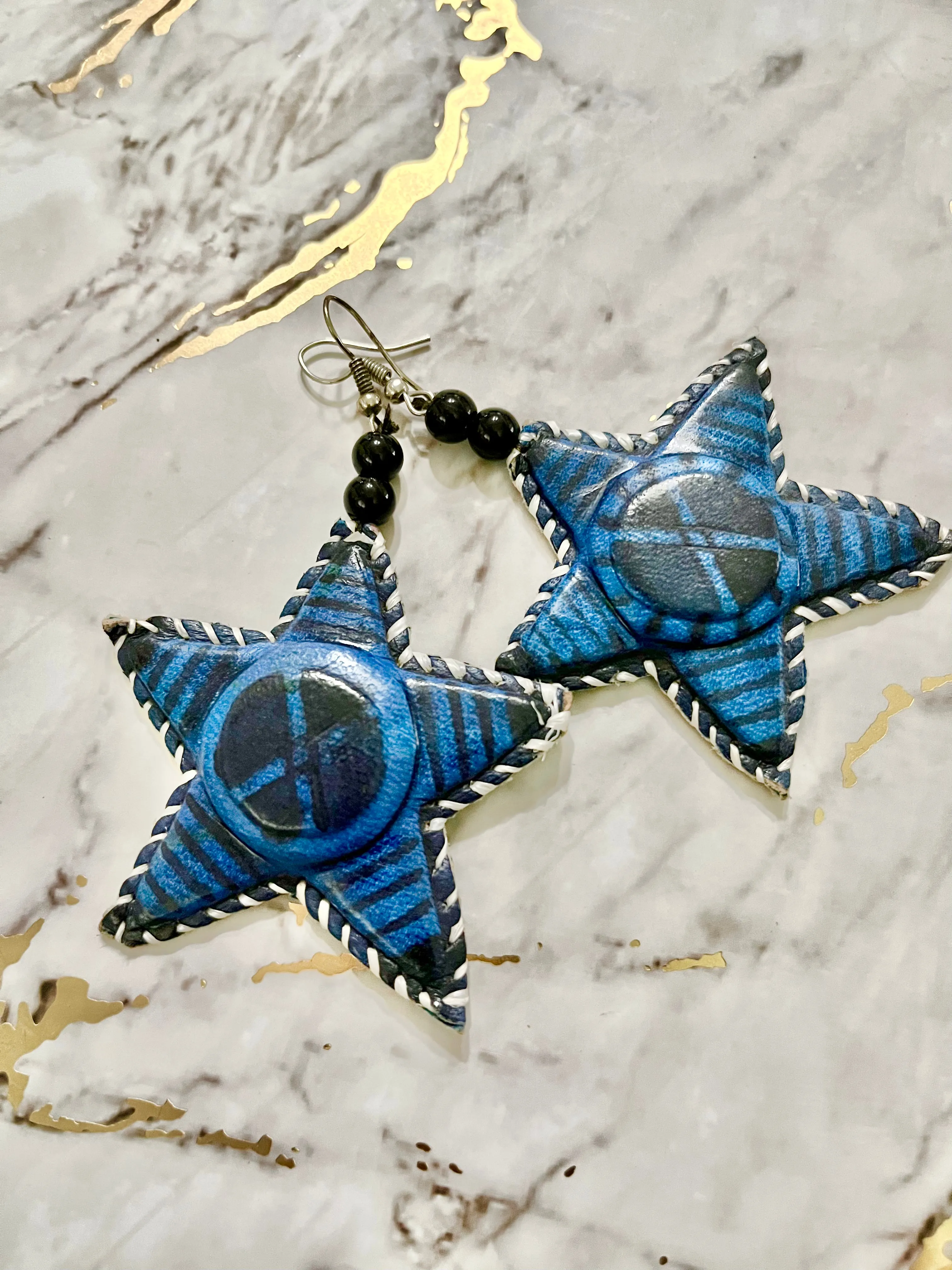 Starla Leather Earrings