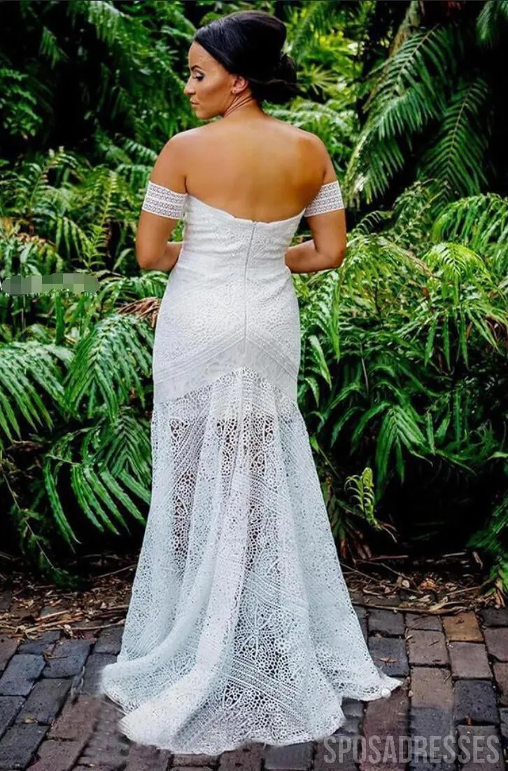 Sweetheart Sexy Middle Slit Mermaid Wedding Dresses Online, Cheap Bridal Dresses, WD652