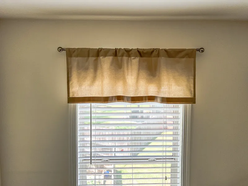 Tan Valance 1 pc